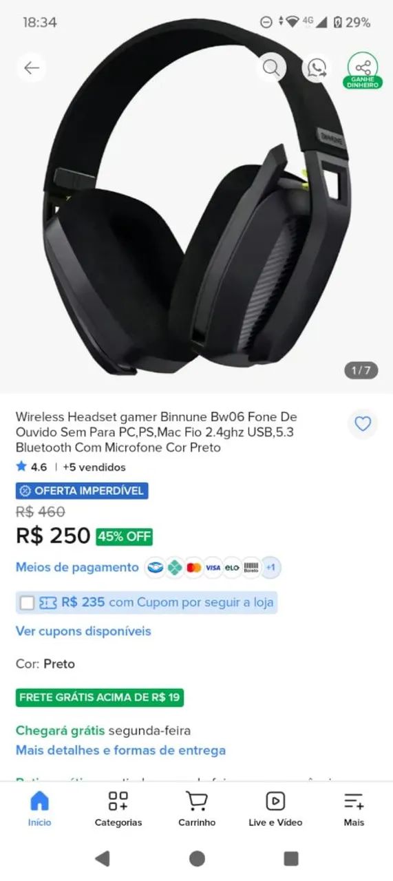 Fone novo - Foto 3