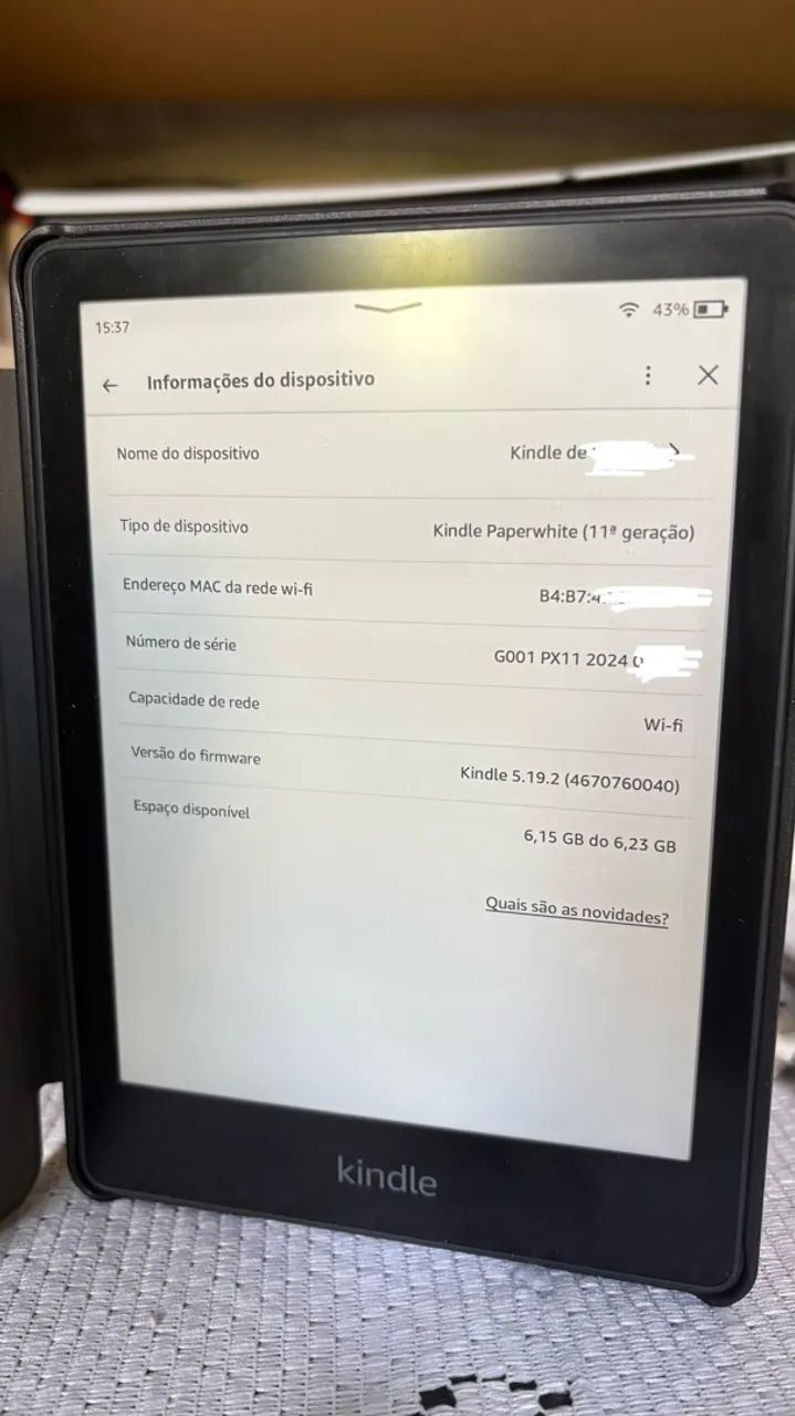 Kindle Paperwhite 11ª Geração (8GB) + Capa Premium - Foto 4