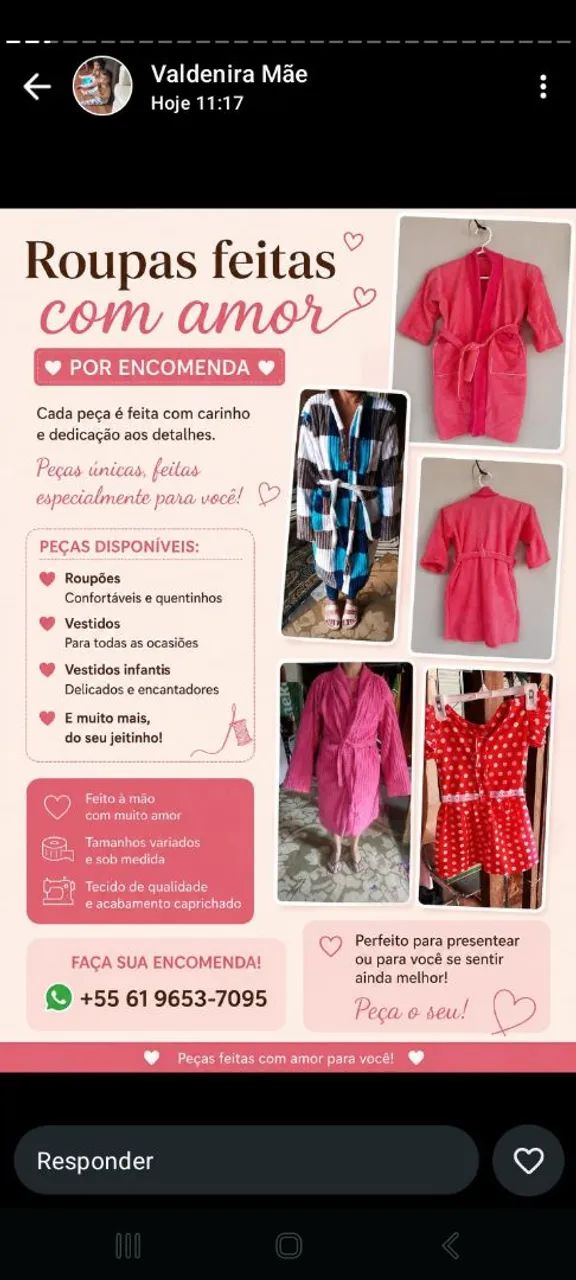 Consertada se roupas 