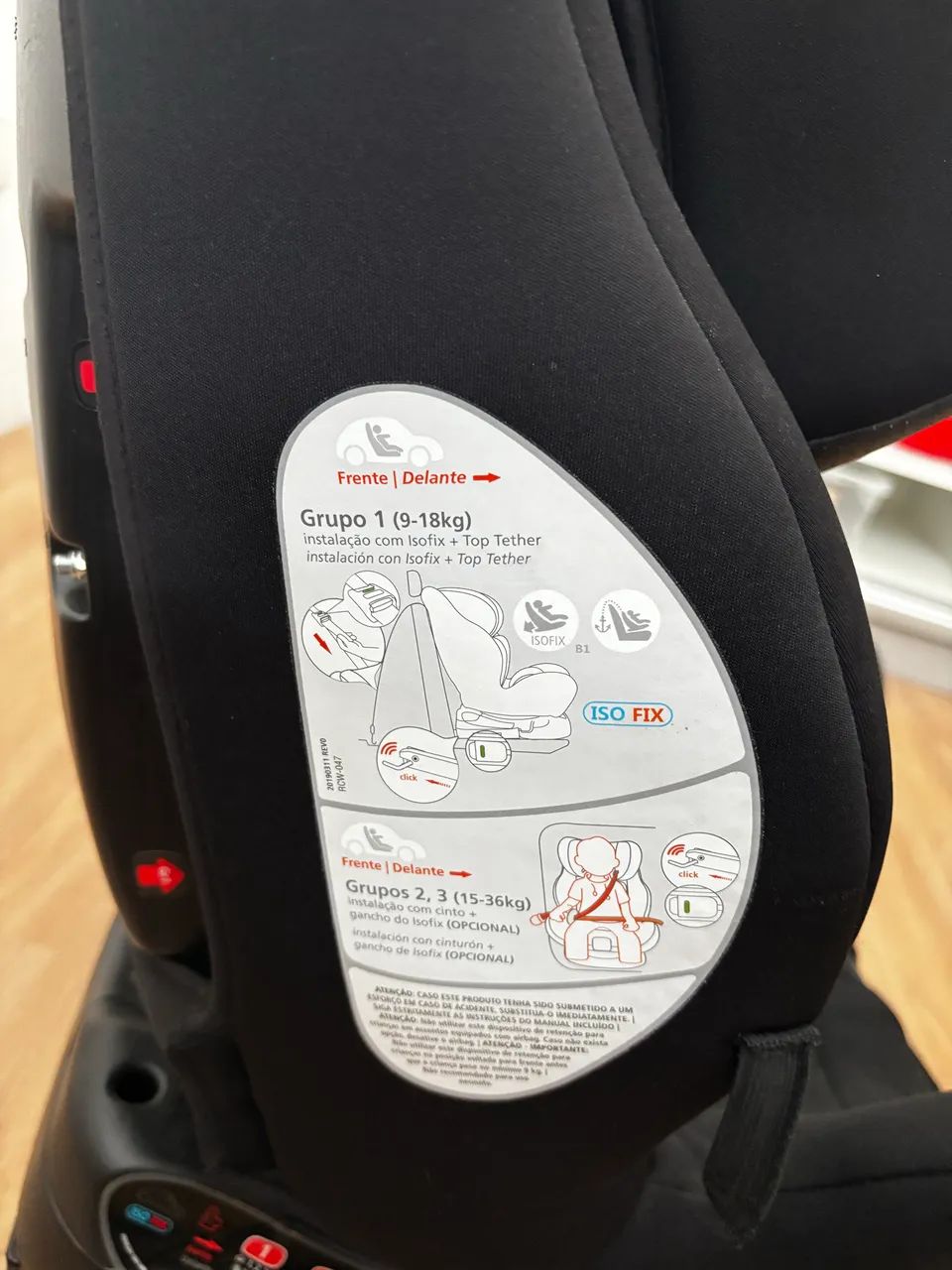 cadeira safety 1st isofix multifix  - Foto 3
