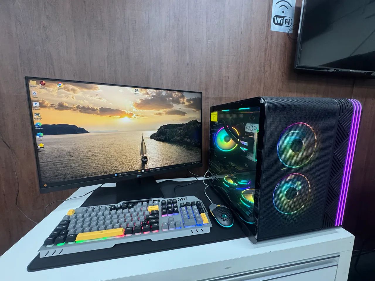 Pc gamer completo NOVO com GARANTIA  - Foto 4