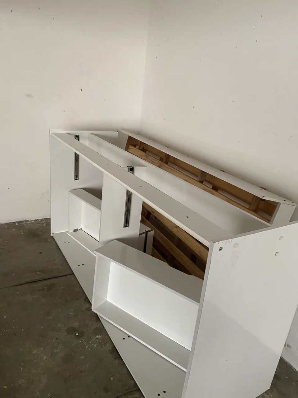 Cama  em MDF com auxiliar e duas gavetas e a cabeceira. - Foto 4
