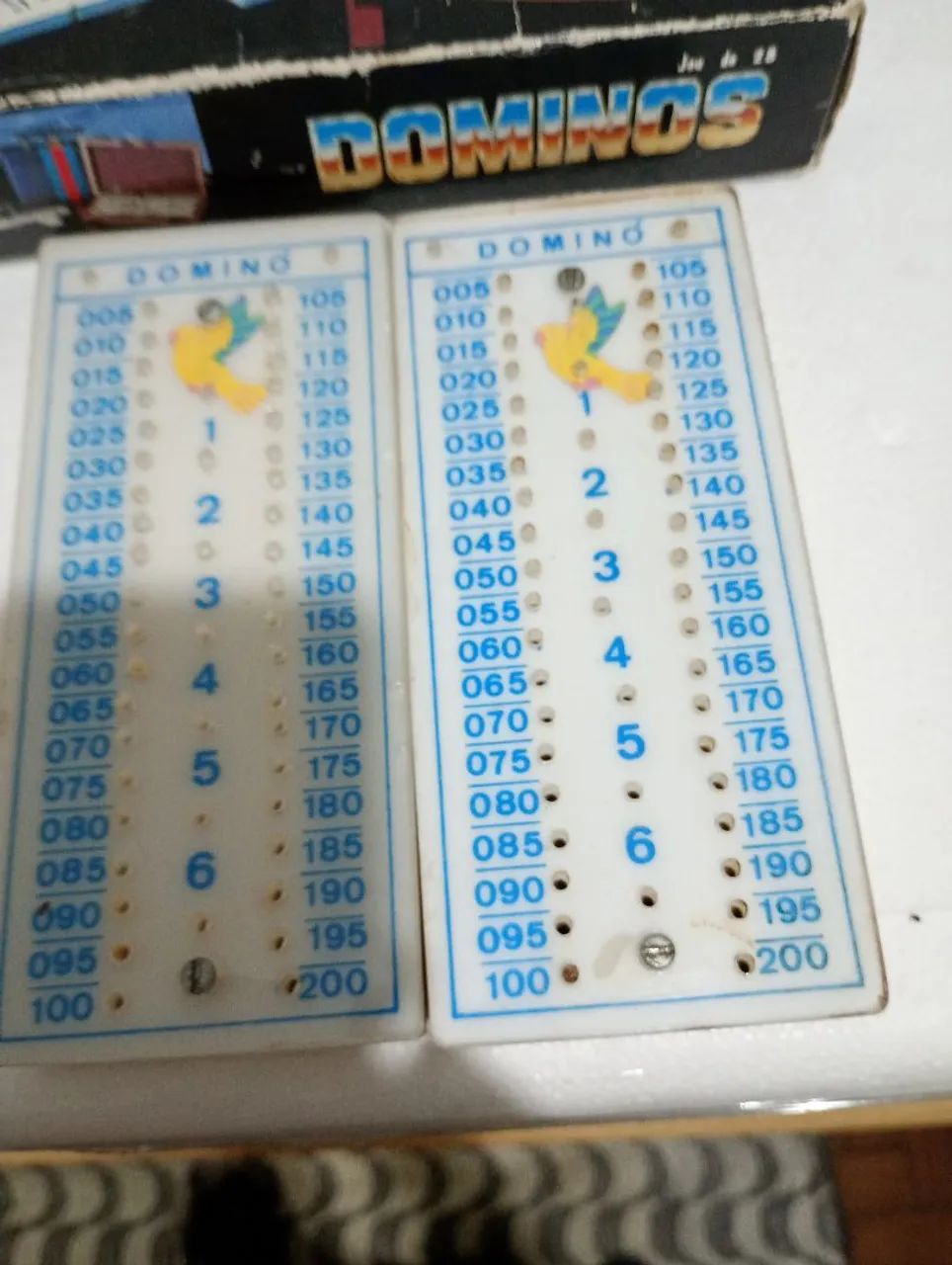 Jogo de dominó com marcador de ponto... - Foto 4