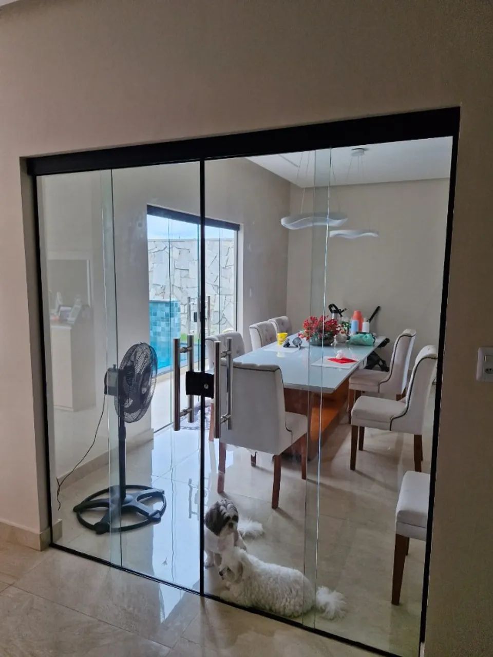 Porta blindex vidro temperado padrão e sob medida