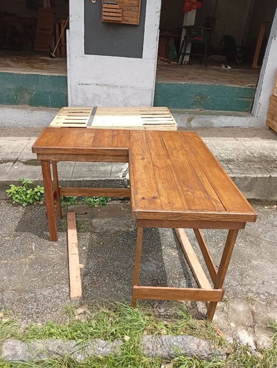Mesa para escritório de palete