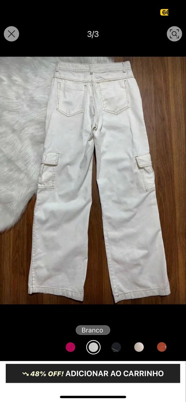 Calça jeans wide  - Foto 2