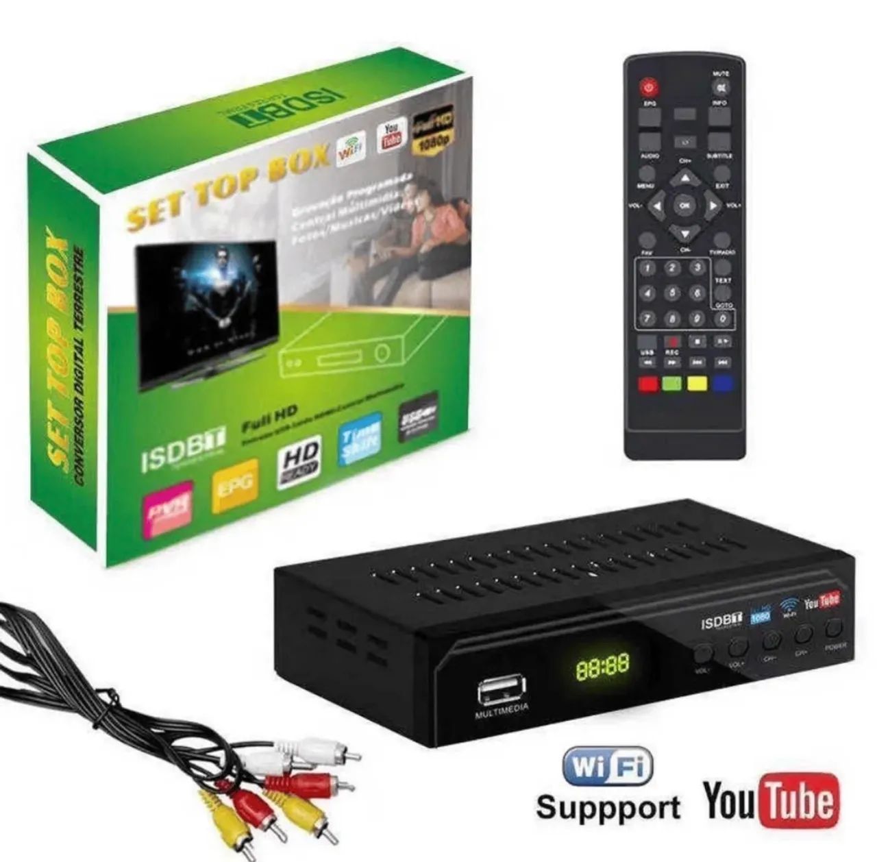 Conversor Digital Set Top Box ISDB-T Full HD 1080p - Foto 2
