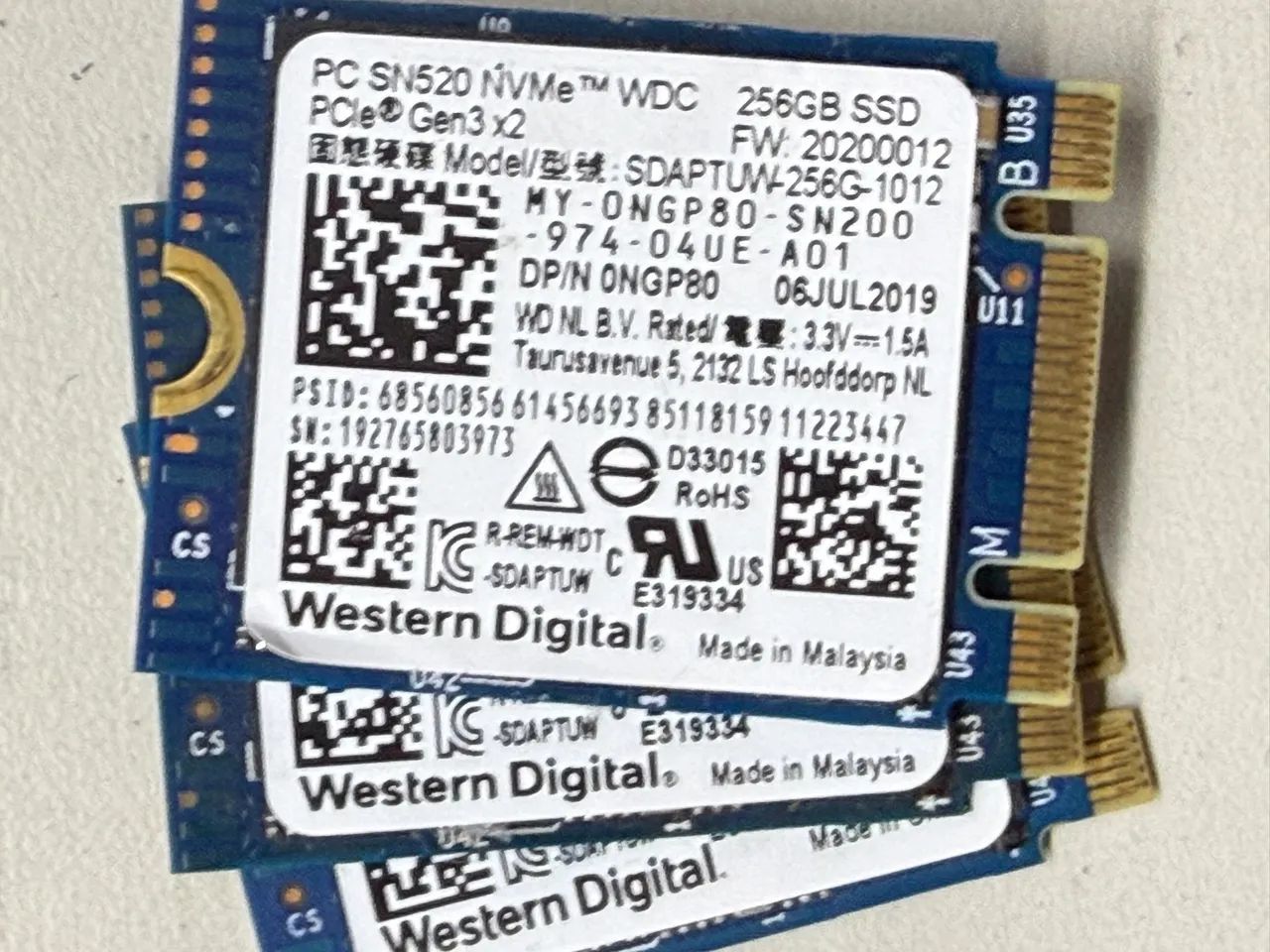 Ssd 256 Nvme e m2 Ngff  - Foto 3