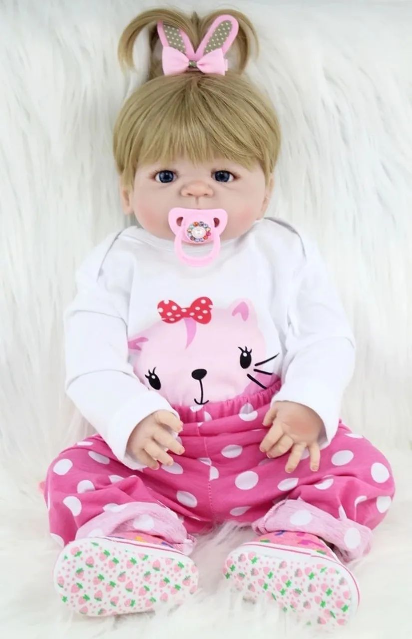 Boneca Realista Reborn Silicone Beatriz
