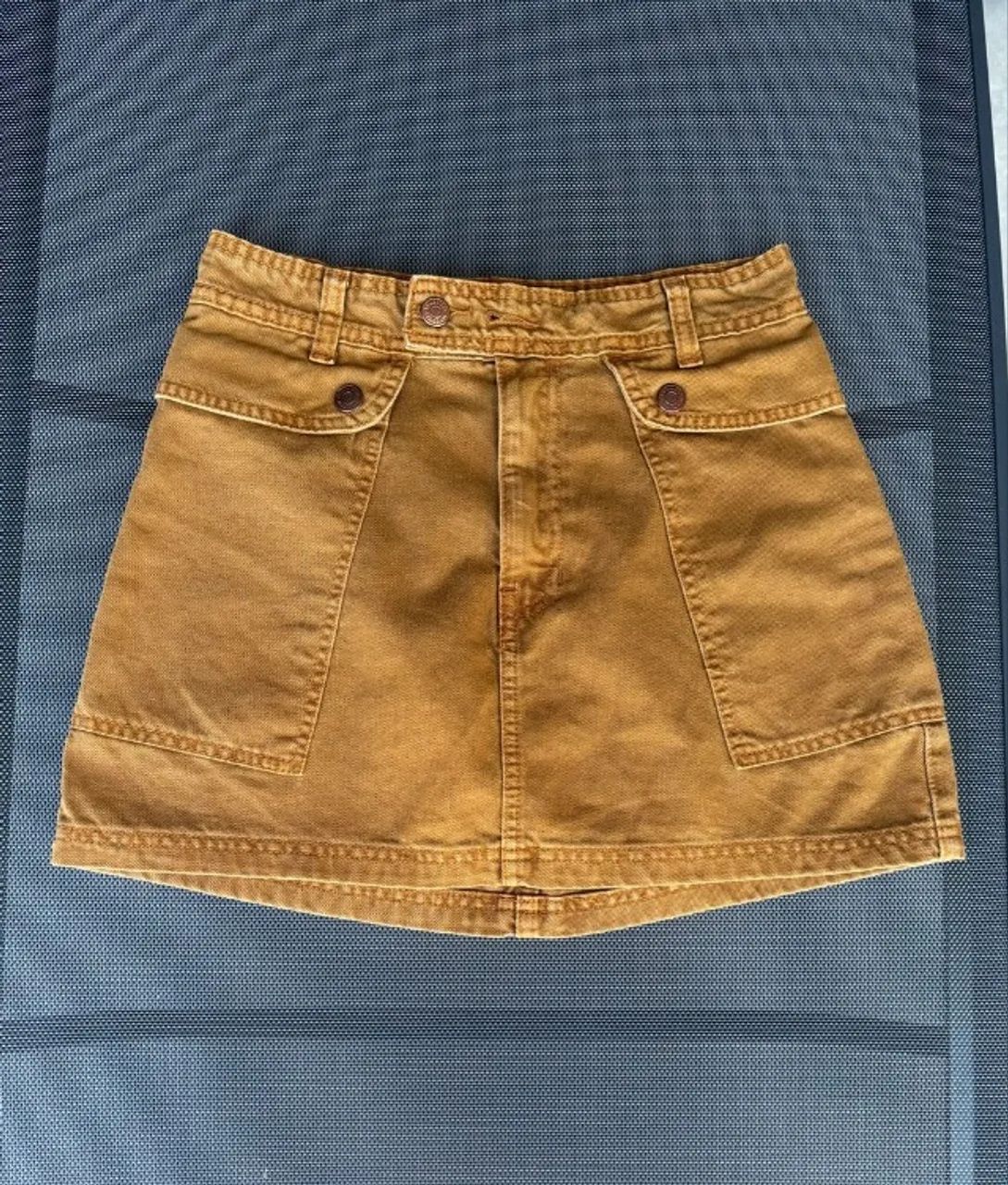 mini saia marrom sarja