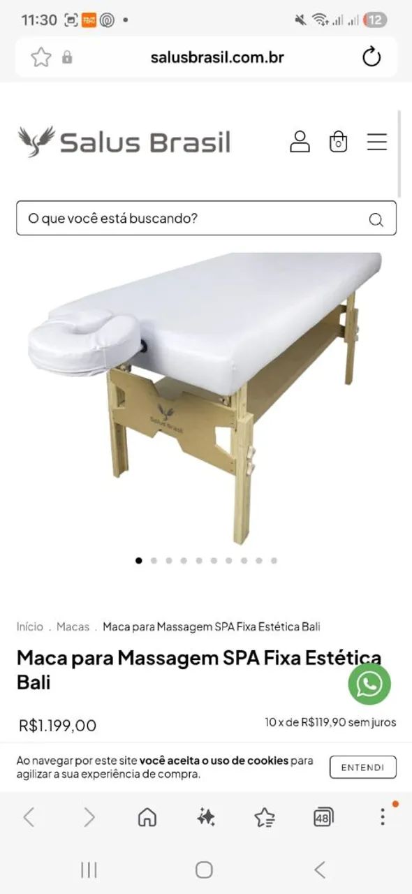 MACA FIXA ESTETICA SALUS BRASIL - Foto 3