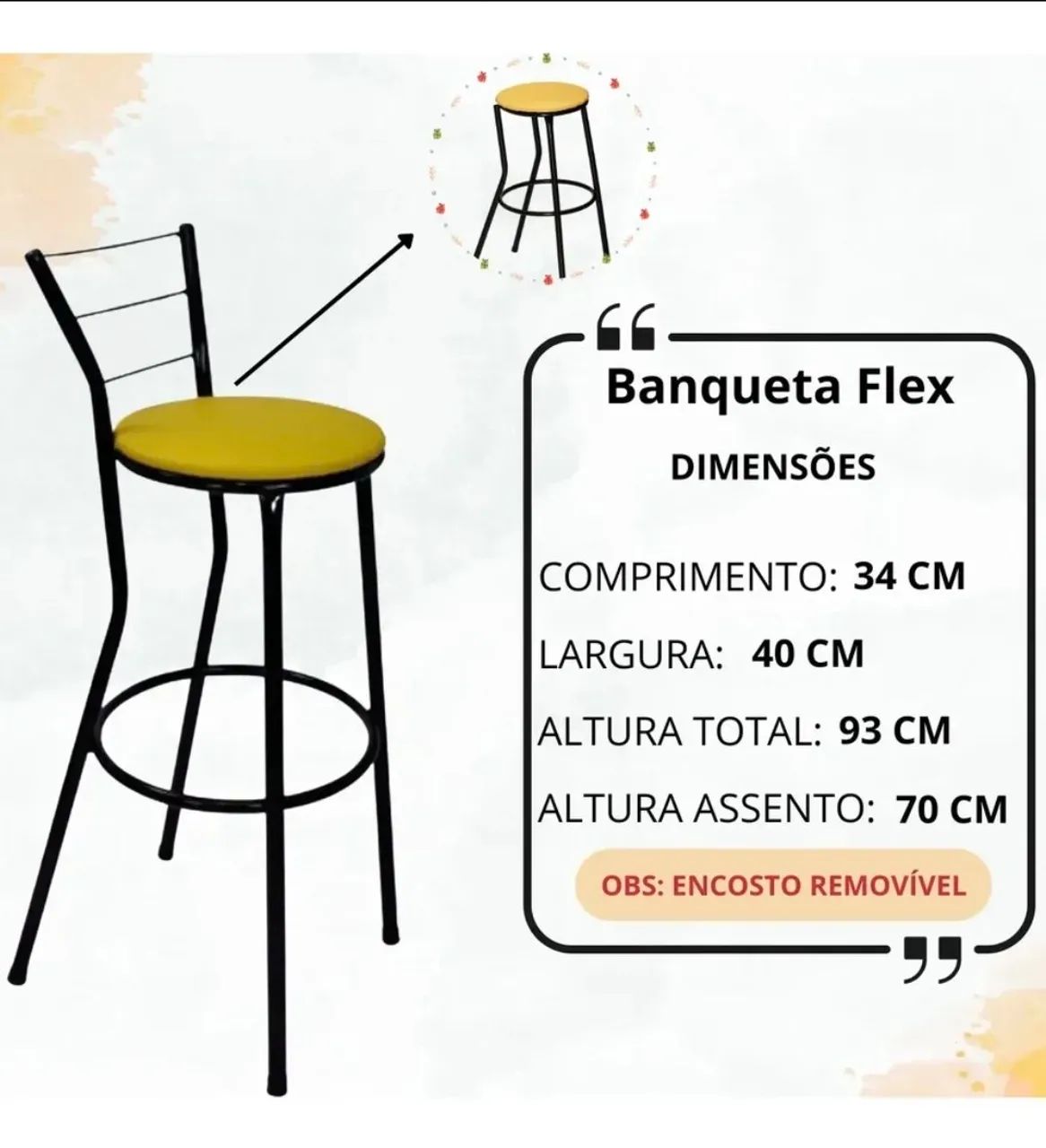 Banquetas Altas  - Foto 3