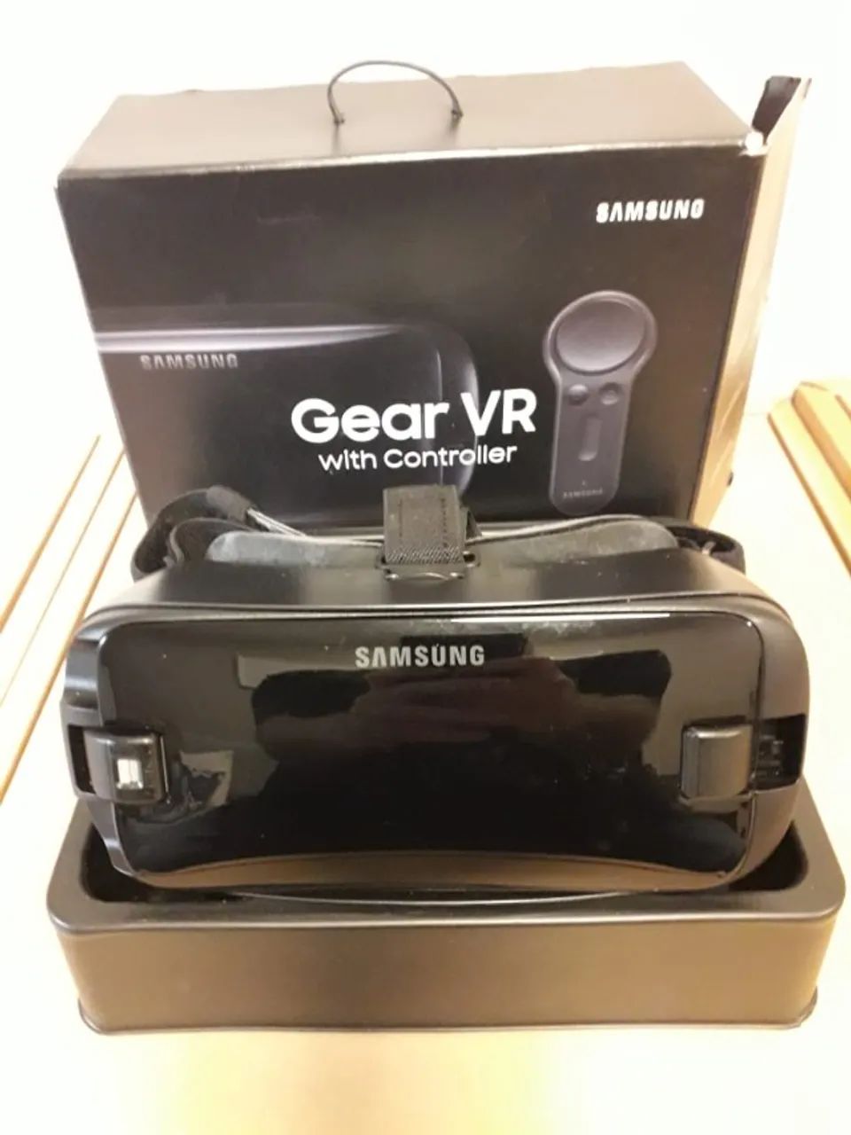 Óculos Realidade Virtual Samsung Gear VR com Controle Original + Caixa - Foto 2
