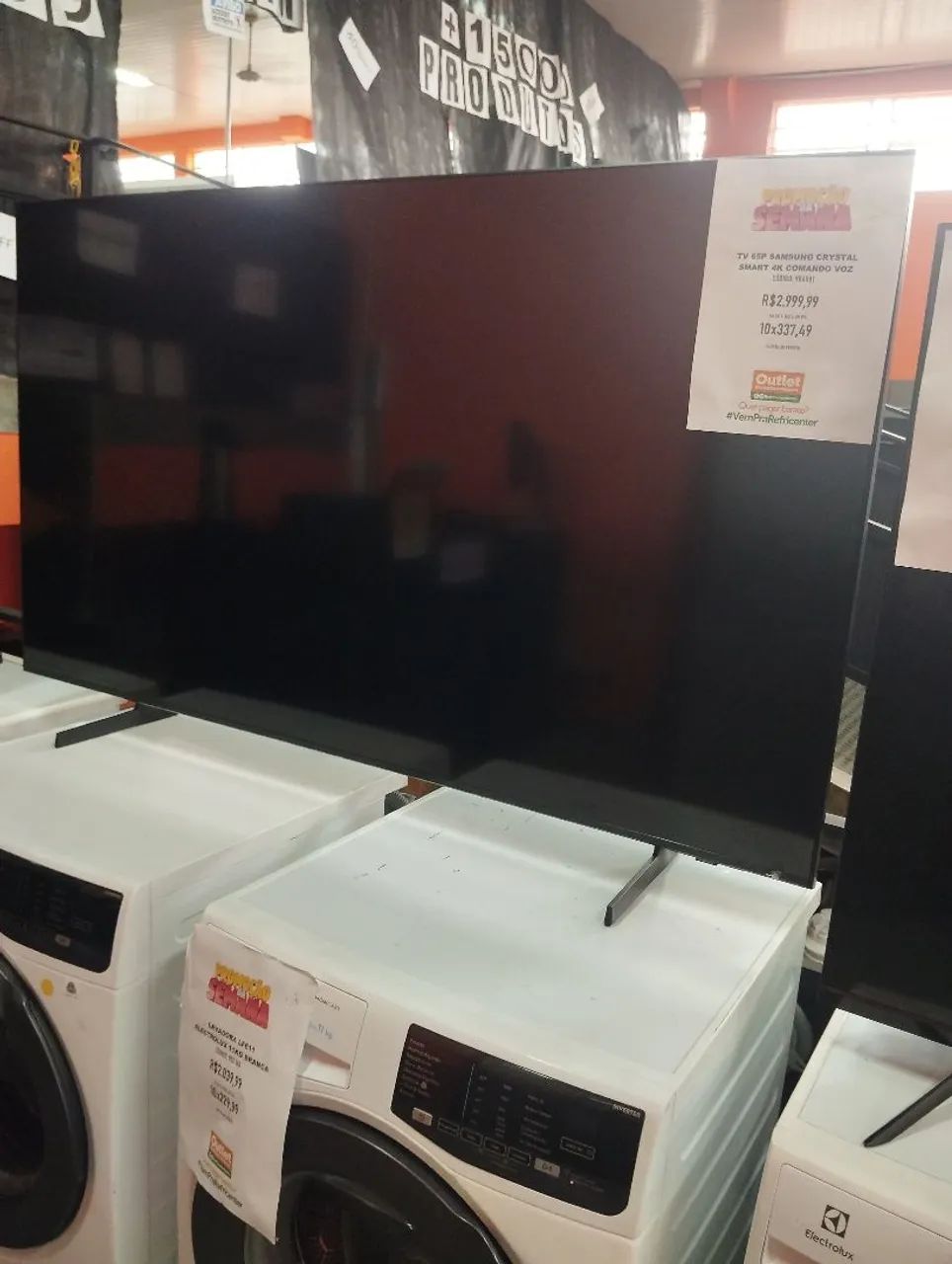 TV 65P. Samsung Crystal Smart 4k Comando Voz
