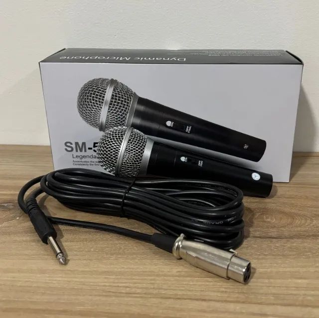 Professional Wired Microphone SM58 with Iron Housing, 5 Meters Cable – Delivery Available