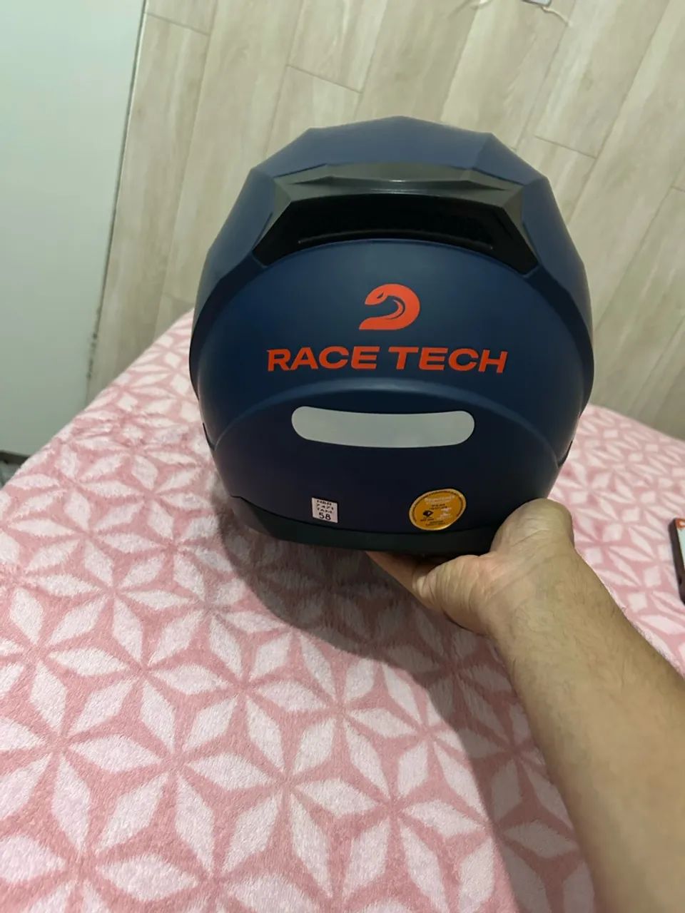 Capacete Race Tech Quase Novo - Foto 2