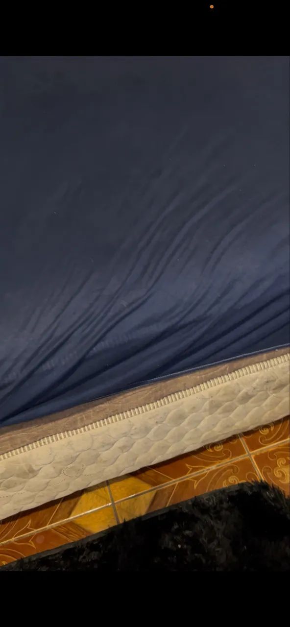 CAMA BOX! Colchão de molas e base da cama 