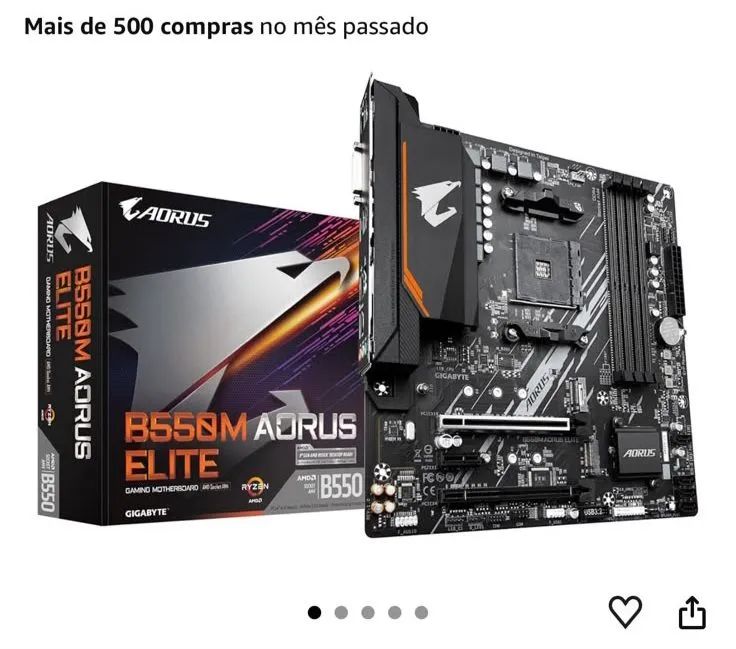 Placa mae b550m elite aorus