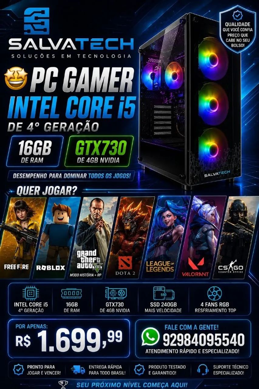 PC GAMER INTEL CORE I5 