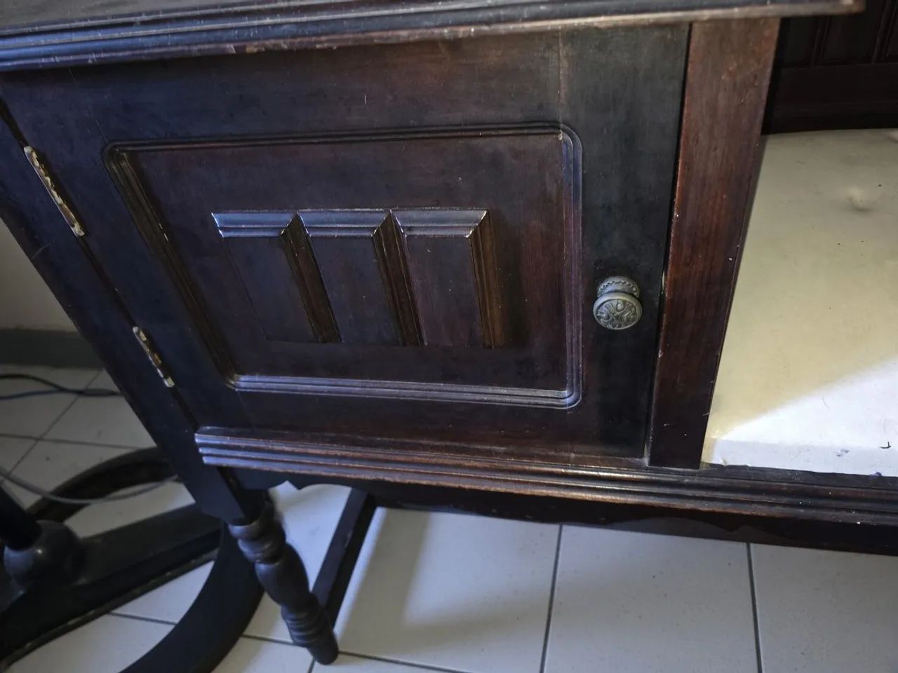CONJUNTO DE MÓVEIS DE MADEIRA MACIÇA - OPORTUNIDADE! - Foto 5