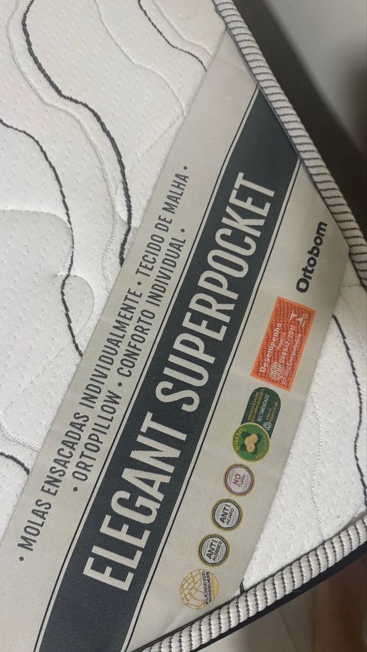 Colchão Ortobom Super King + BASE INCLUSA - Foto 5