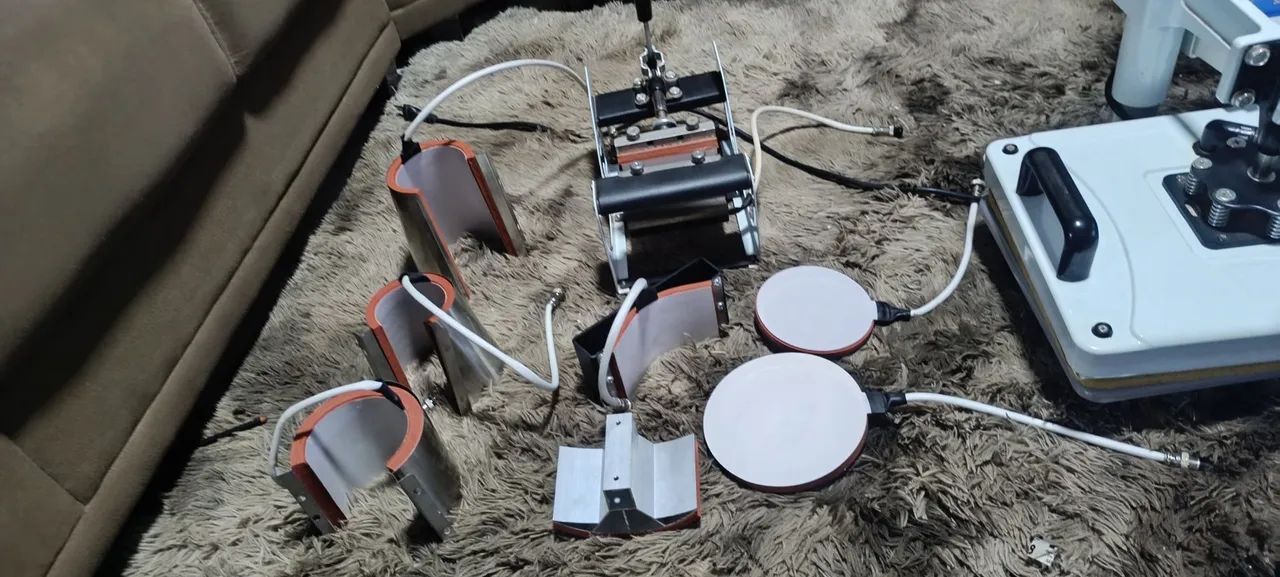 Máquina de sublimação, canecas, camisetas e bones - Foto 4