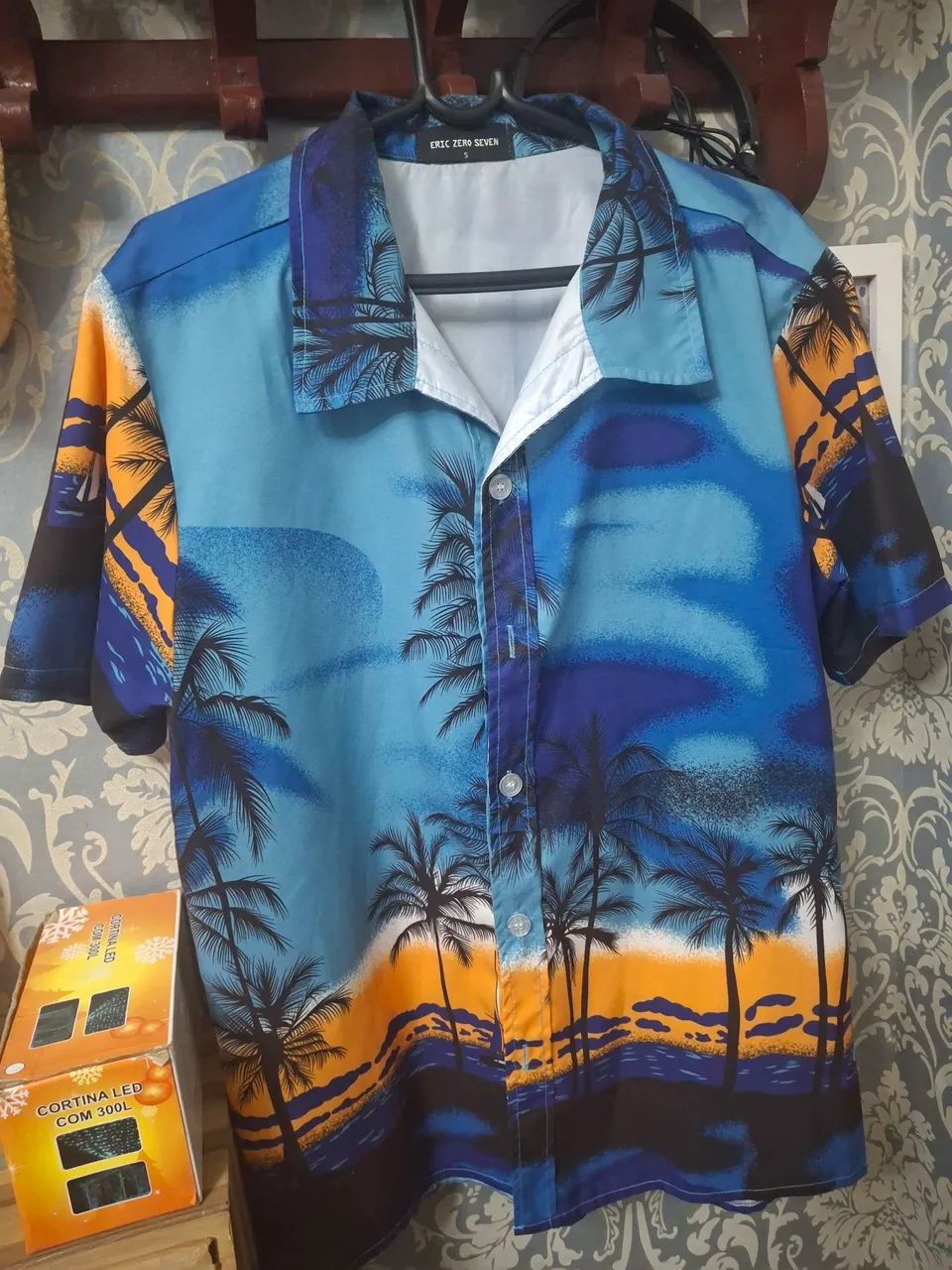 Camisa seda carnaval 