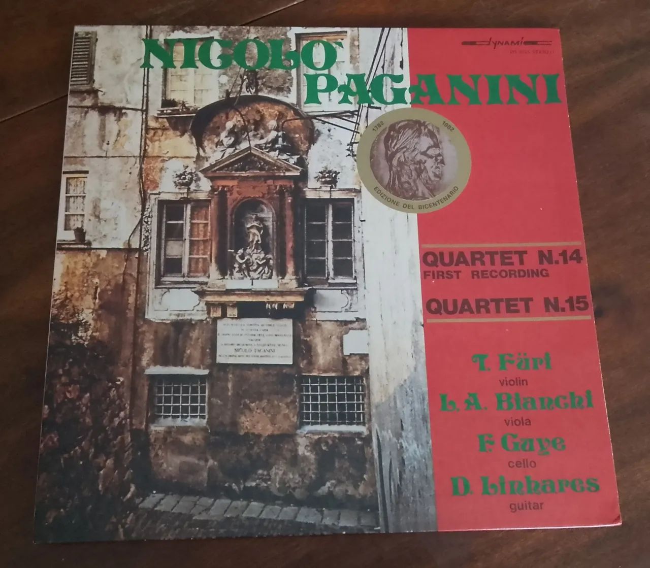 LP N.Paganini - Quartets N° 14 and 15 - CDs, DVDs etc - Cambuci