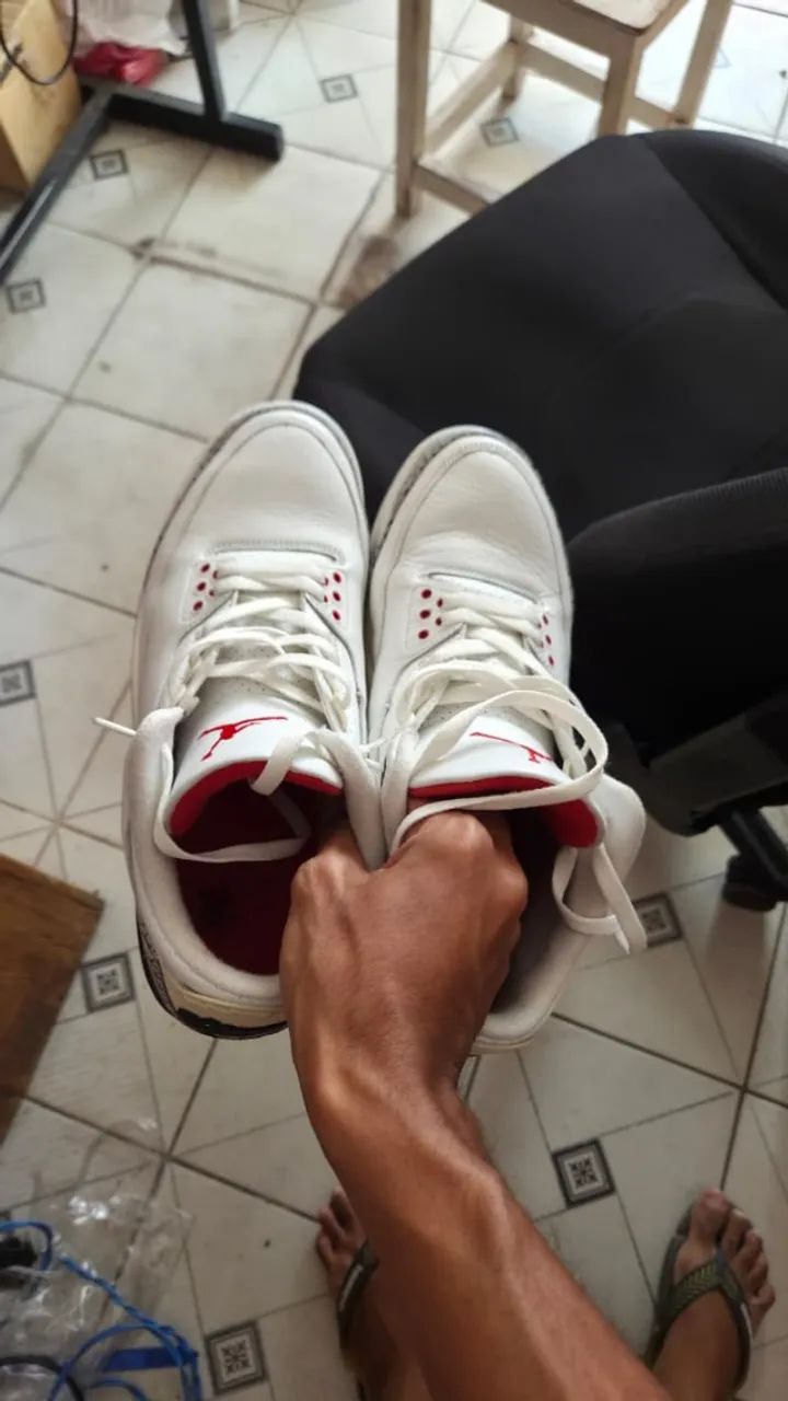 jordan 3 white cement reimagined - Foto 3