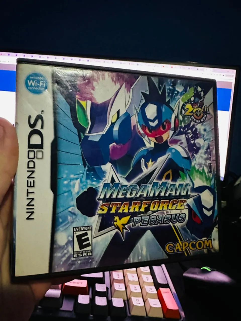 2 jogos megaman star force pegasus + zerker x ninja para nintendo ds originais - Foto 5