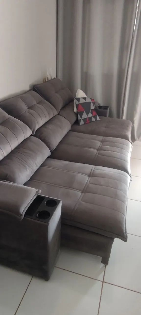 Sofá Retrátil Reclinável 