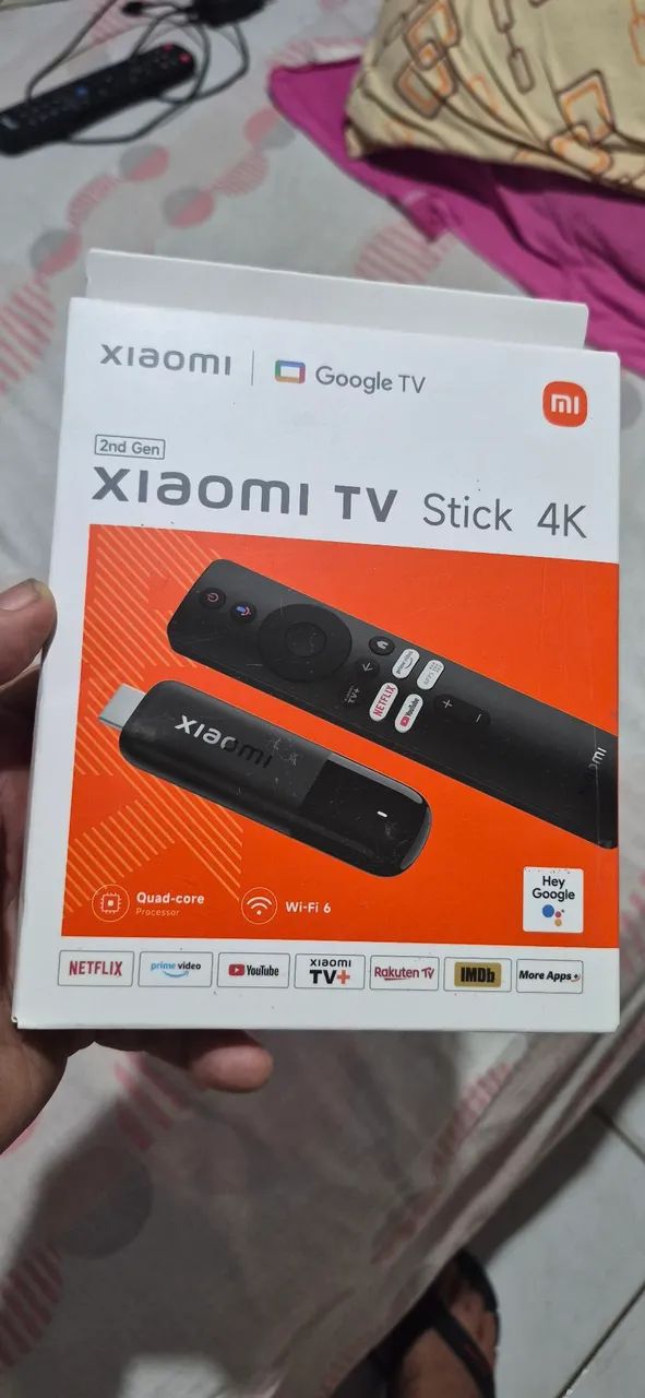 Xiaomi Tv stick 4k 2° geração . 400,00