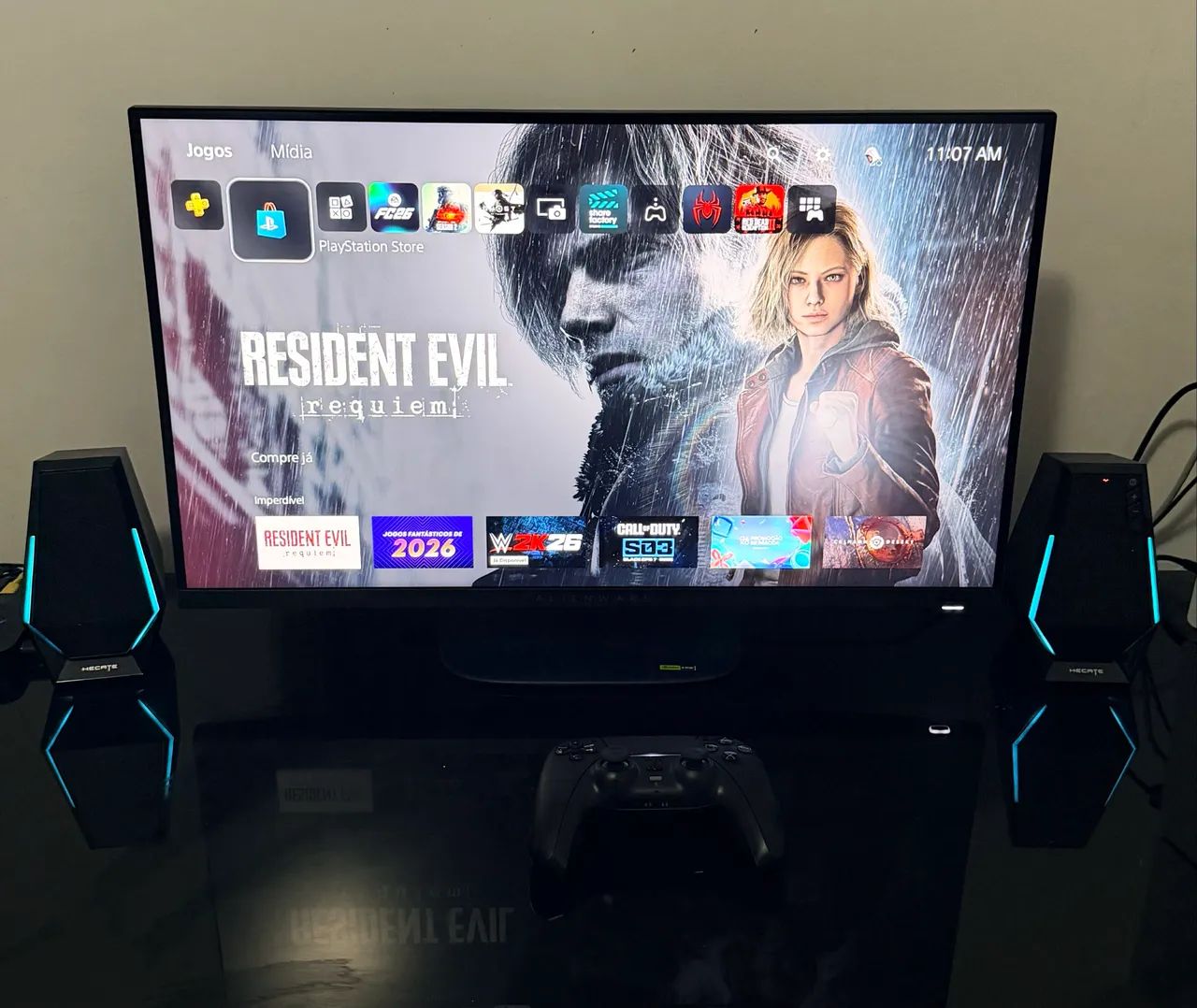Monitor Gamer Dell Alienware 27 - QHD 2k - Muito Novo - Foto 4
