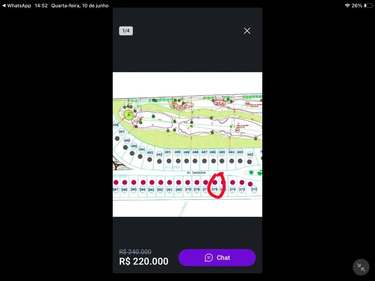 VENDO LOTE CONDOMÍNIO MIRITI GOLFE MARINA