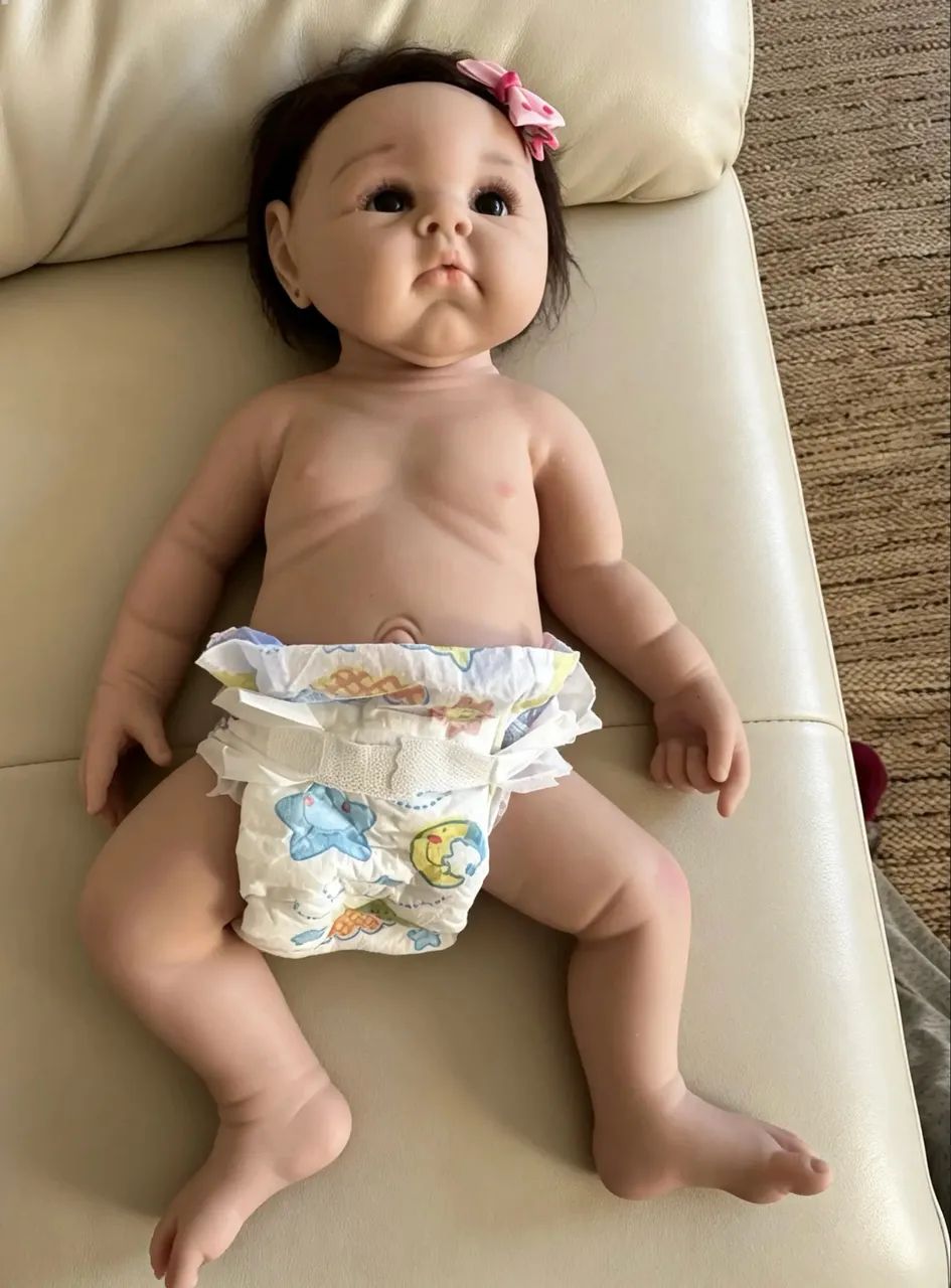 Bebê Reborn silicone sólido - realista  - Foto 4