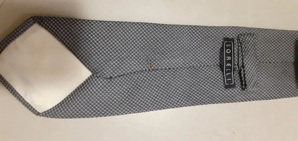 Gravata Borelli 100% seda - Foto 2
