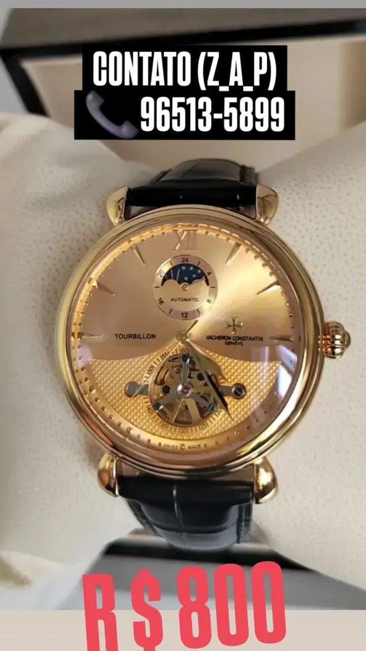 Relógio VACHERON CONSTANTIN TURBILHÃO AUTOMÁTICO  - ENTREGAMOS  - Foto 3
