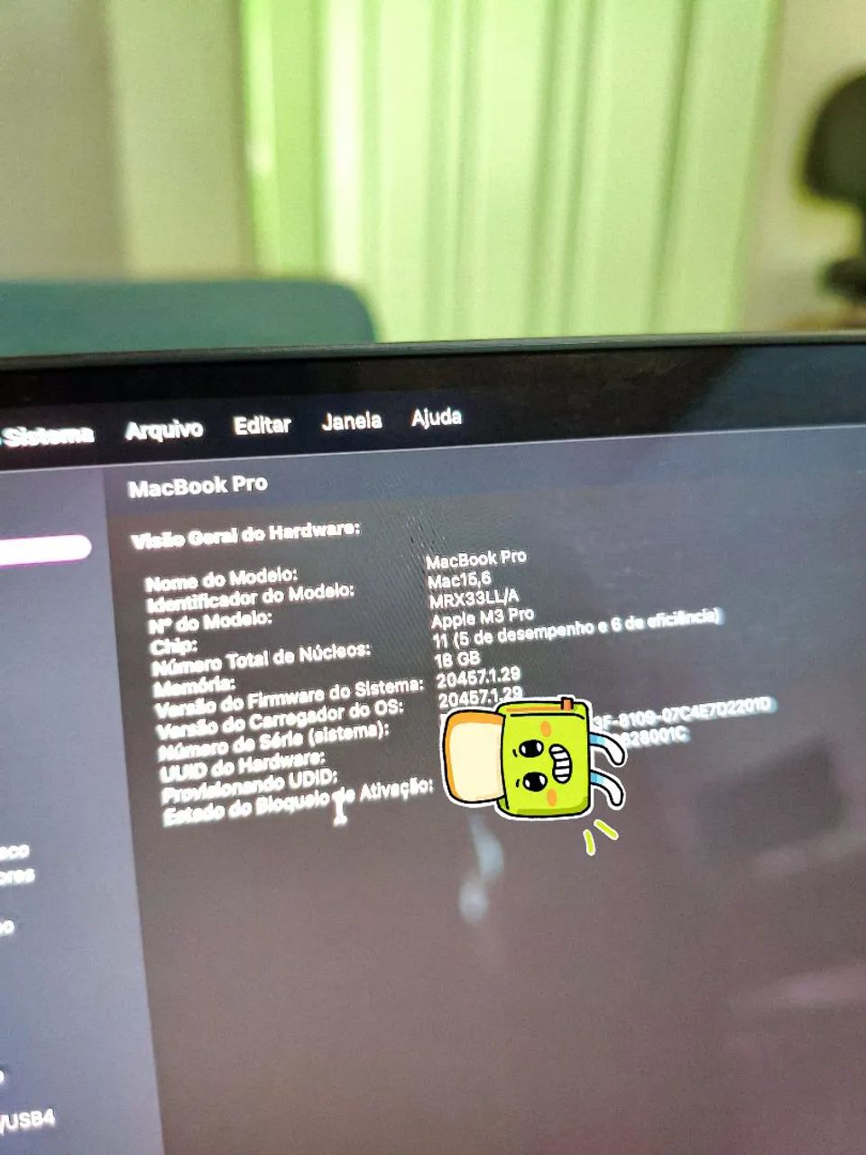 MacBook M3 Pro - 14pol - 18ram - 512ssd - Foto 4