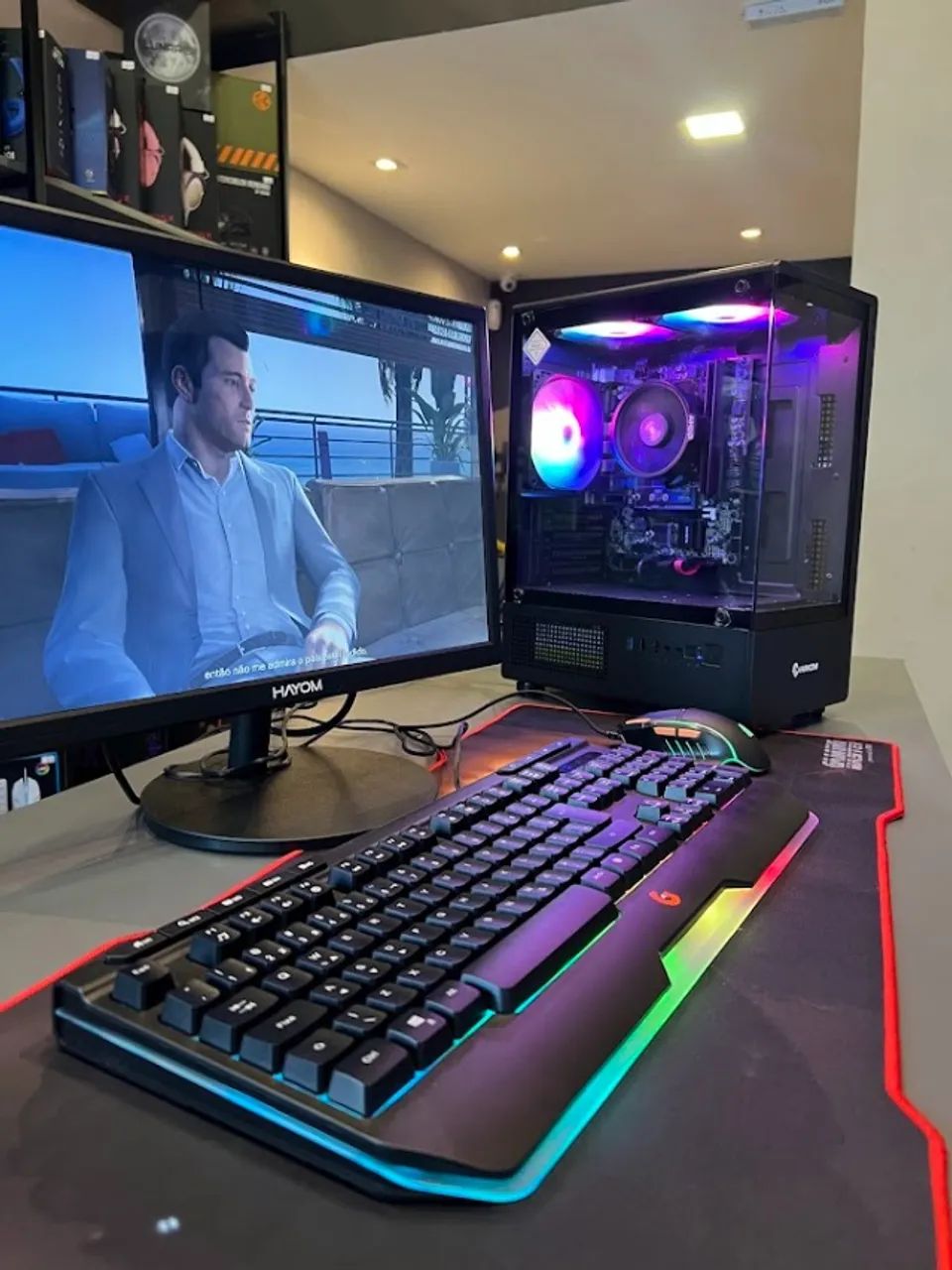  PC Gamer Completo i5 + GT 730 4GB + Monitor | Mais Espaço | Novo - Foto 2