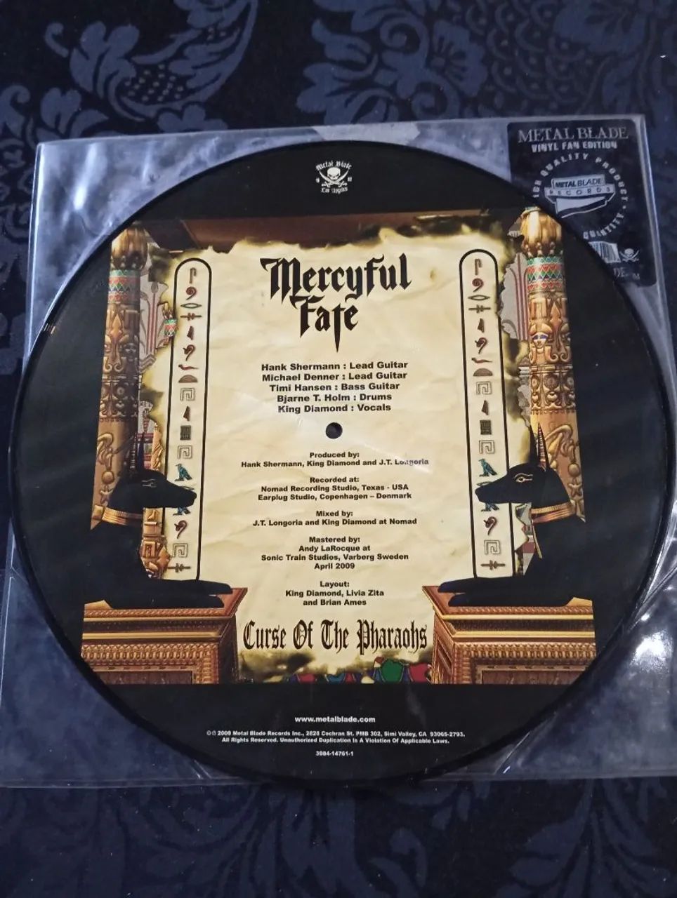 Mercyful Fate Evil - guitar hero Metallica - picture disc