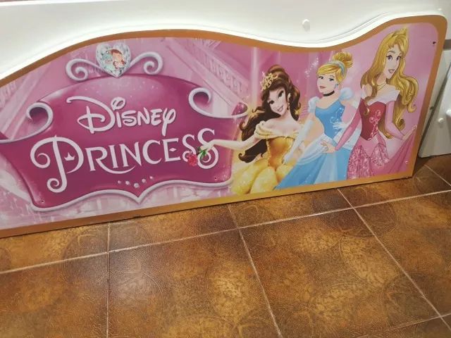 Cama Disney Princesas - Colchão Ortobom - 150 x 0,70