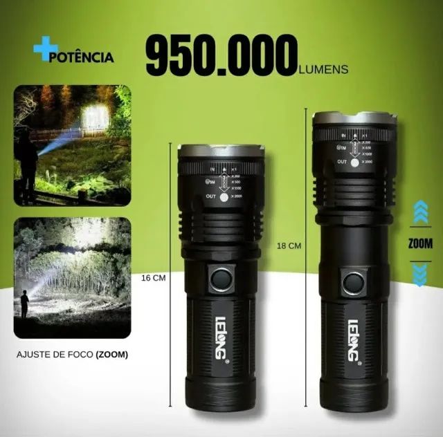 Lanterna LELONG  9000 mah - Foto 2