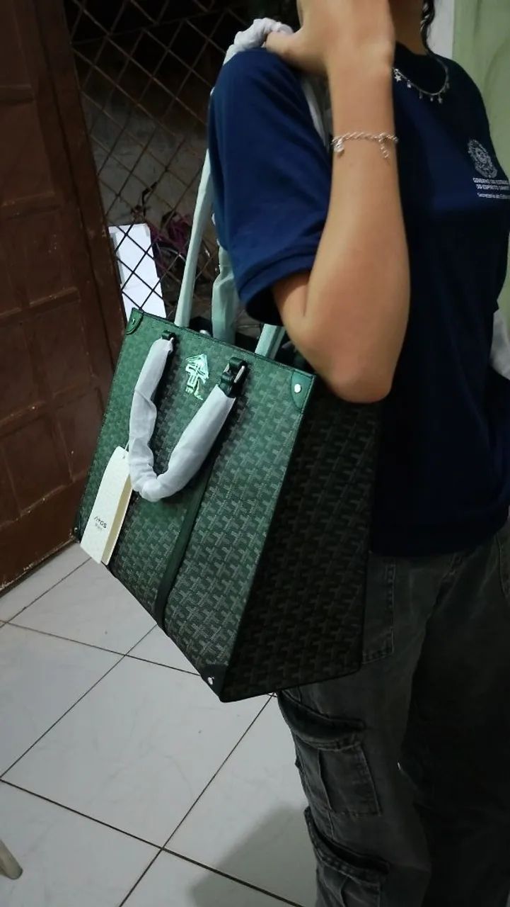 Bolsa em couro attos milano - Foto 3