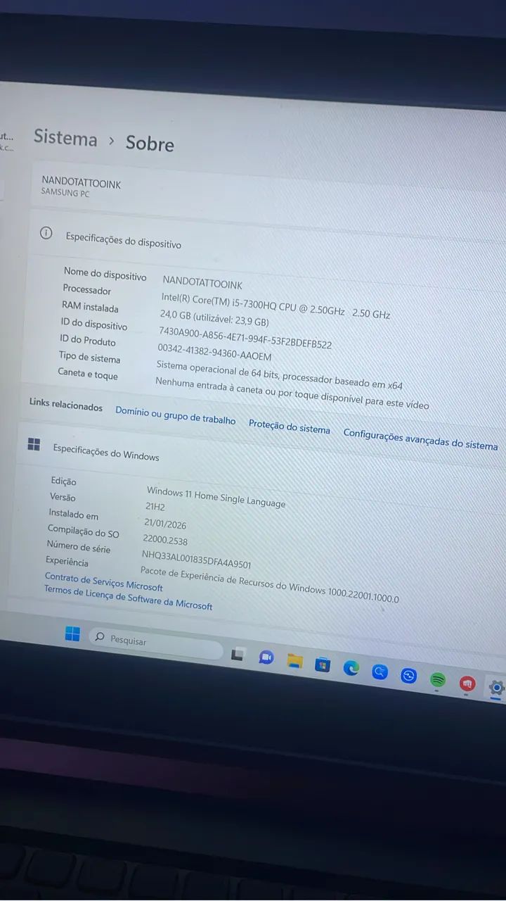 Nitro 5 gtx 1050 + mouse gamer  - Foto 2