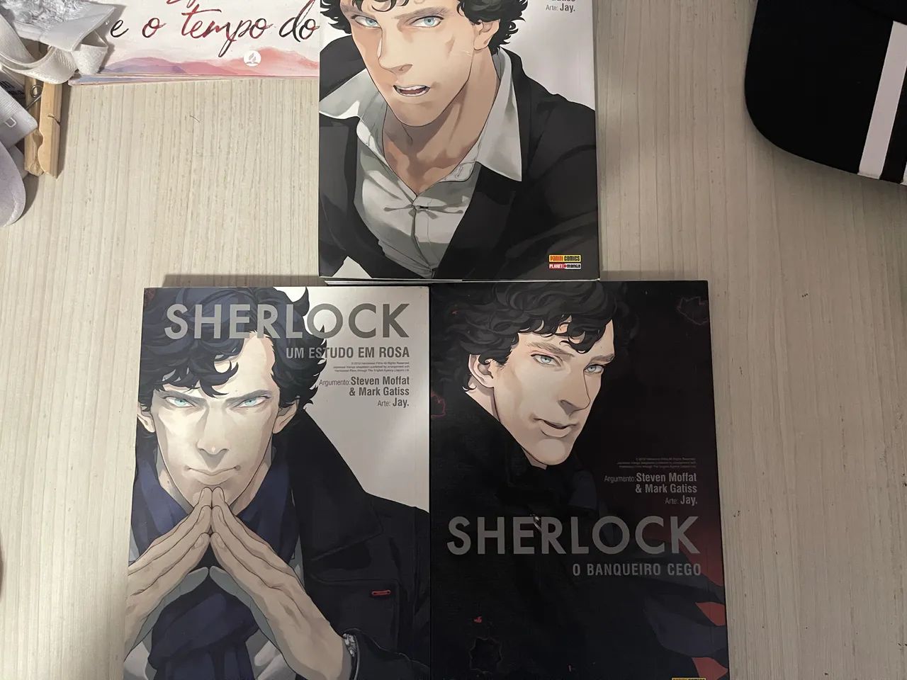 mangá Sherlock - Volumes 1, 2 e 3