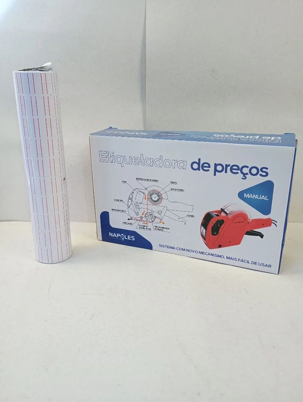 Kit Etiquetadora Manual de Preços Nápoles - Nova na Caixa - Foto 2