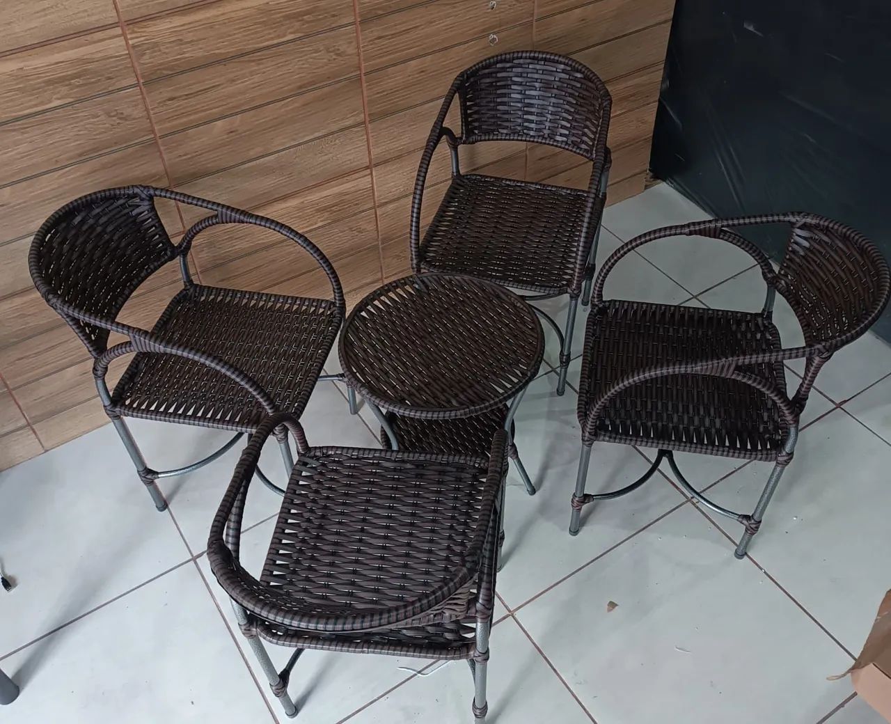 Conjunto de terraço redondo  - Foto 4