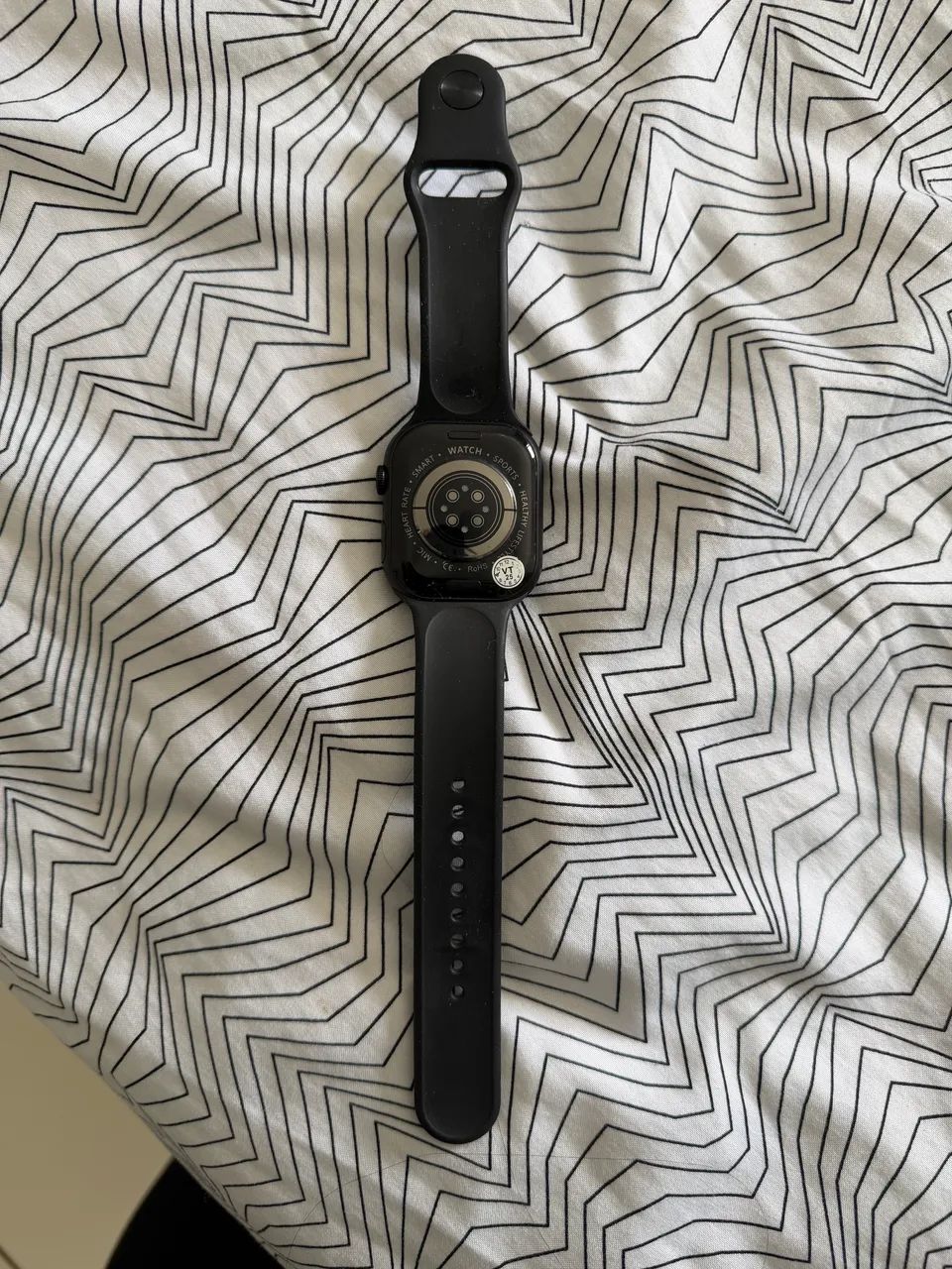 Smartwatch Preto com Pulseira de Silicone - Funcionando - Foto 3