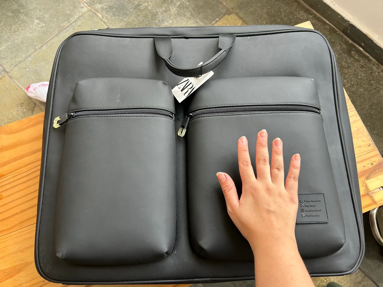 BOLSA/PASTA/MALA  ZARA - NOVA COM ETIQUETA  - Foto 4