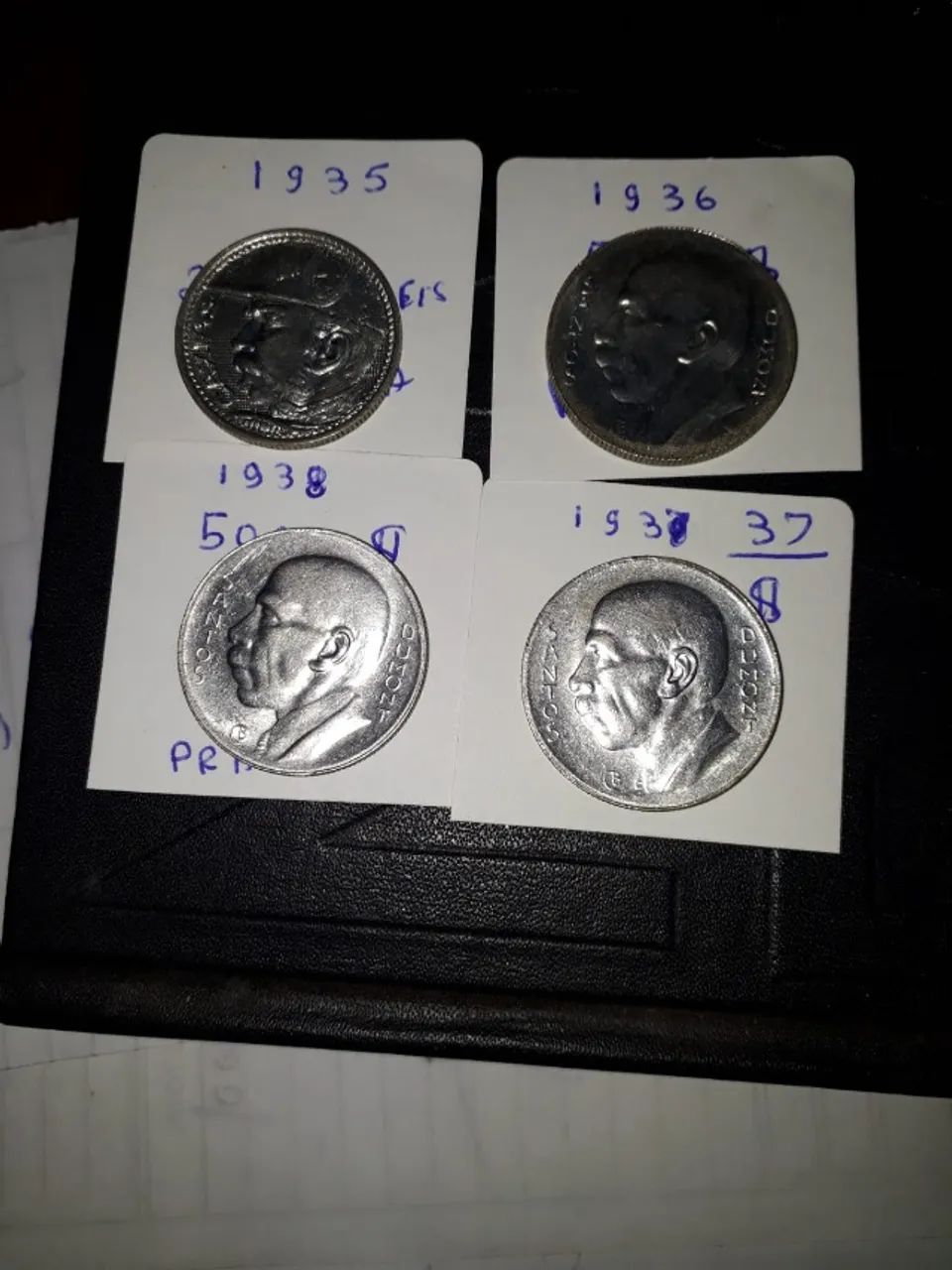 LINDAS MOEDAS ANTIGAS  DE PRATA - BRILHO NOS OLHOS - Foto 2